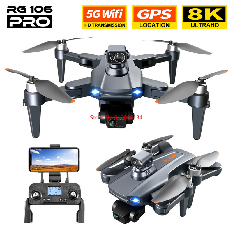 8K ESC Camera GPS Obstacle Avo - огляд і ціна Drone Gimbal 3 Axis