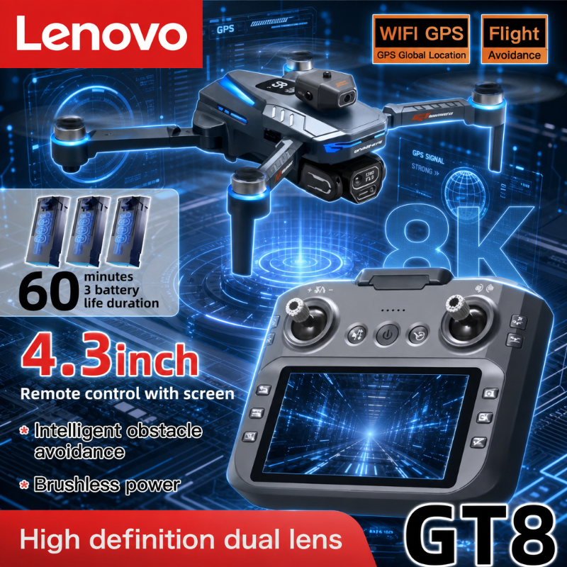 Lenovo GT8 8K Drone Profession - огляд і ціна Drone Gimbal 3 Axis