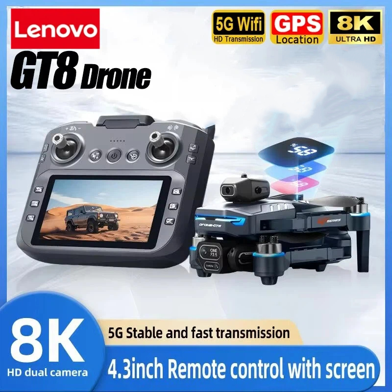 Lenovo GT8 8K Drone Profession - огляд і ціна Drone Gimbal 3 Axis