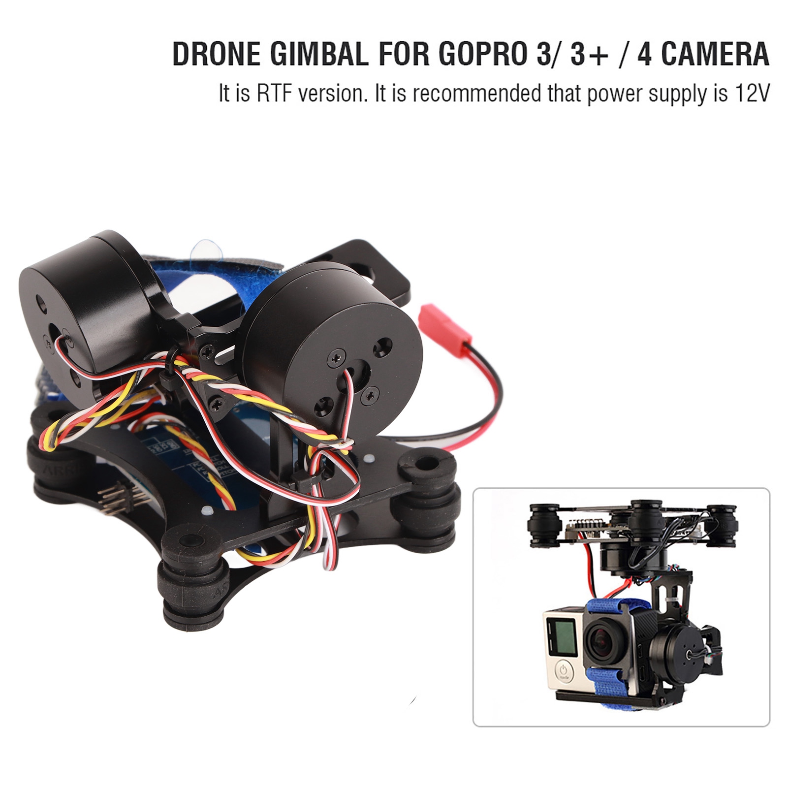 Brushless Gimbal Metal Brushle - огляд і ціна Drone Gimbal For Gopro