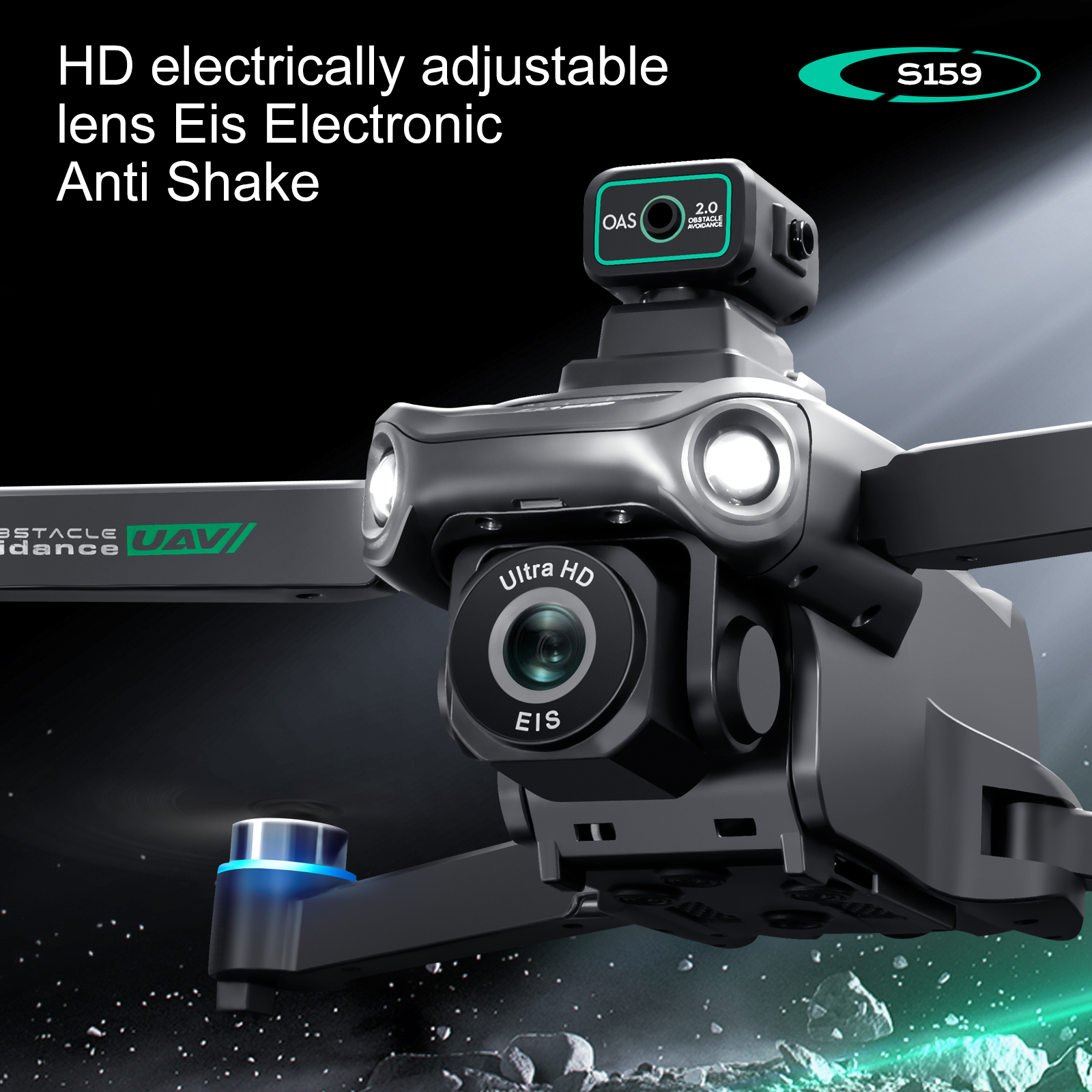 S159 GPS Drone 4K Profesional  - огляд і ціна Drone Gimbal Brushless